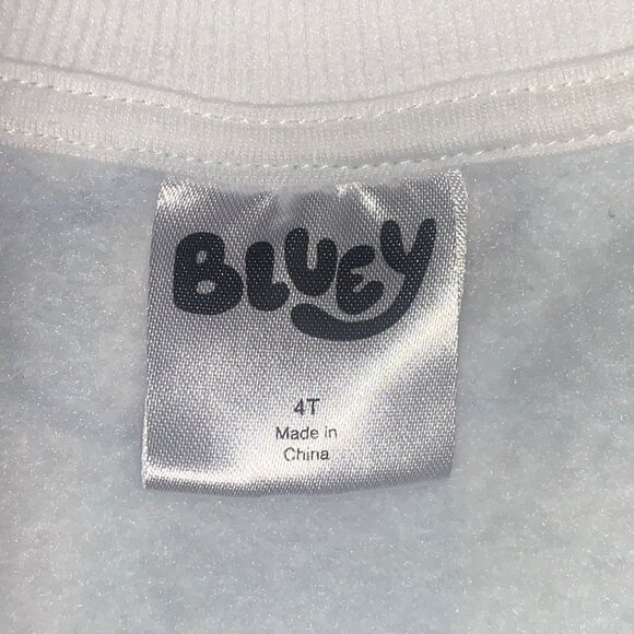 Bluey Unisex Kids Toddler Winter Sweatshirt Bluey Dog Themed - Picture 6 of 10